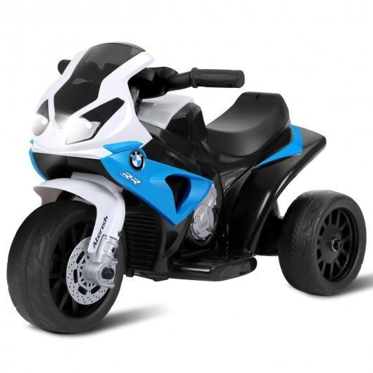 BMW Licensed Electric Motorcycle for Kids - Durable 6V Blue 3 Wheeler Ride-On