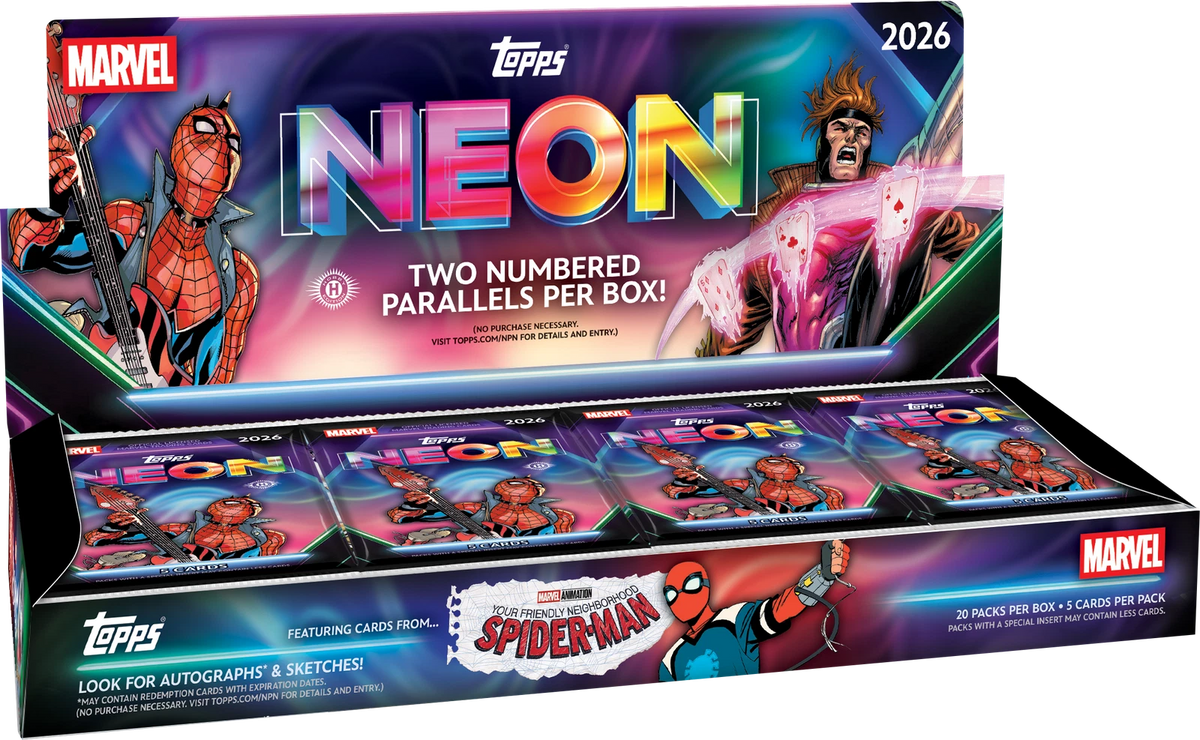 2026 Topps Marvel Neon Hobby Box Trading Cards (10/21/2026)