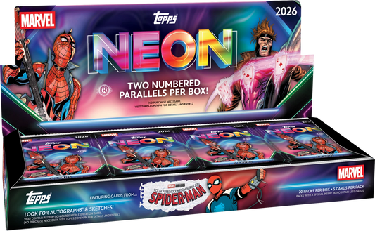 2026 Topps Marvel Neon Hobby Box Trading Cards (10/21/2026)