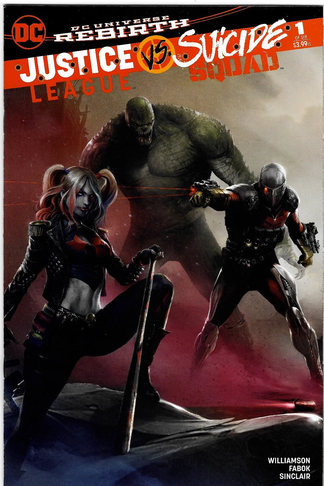 Justice League Vs Suicide Squad #1 Francesco Mattina Connecting Color Variant Set of 2 (12/21/2016) Dc