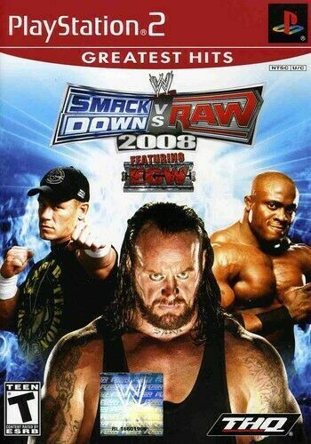 WWE Smackdown vs. Raw 2008 (Greatest Hits) (Playstation 2)