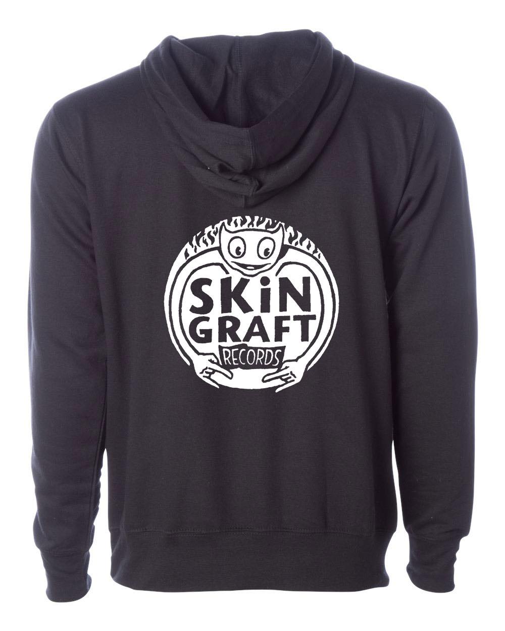 SKiN GRAFT Records “Logo” Zip-Up Hooded Sweatshirt