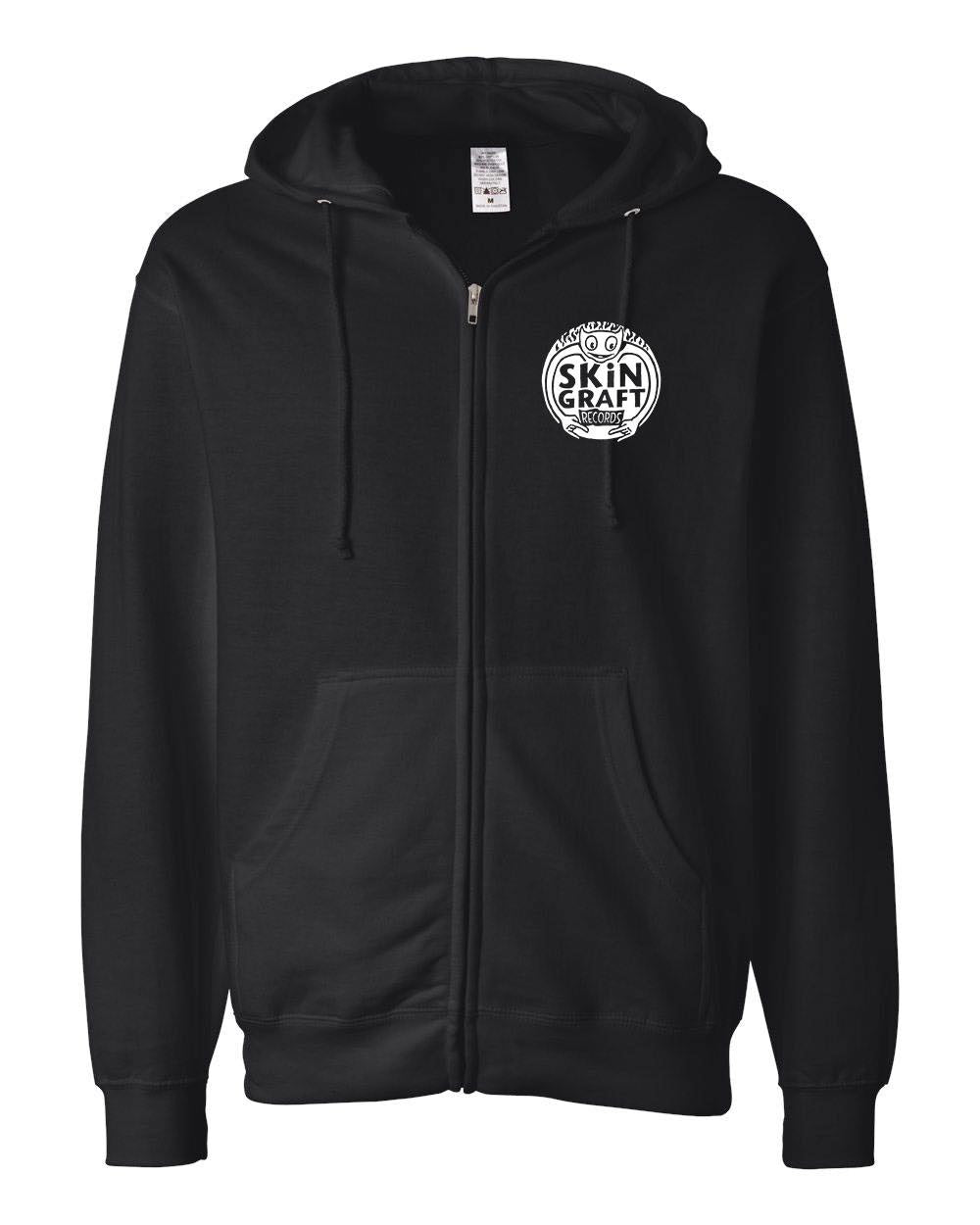 SKiN GRAFT Records “Logo” Zip-Up Hooded Sweatshirt