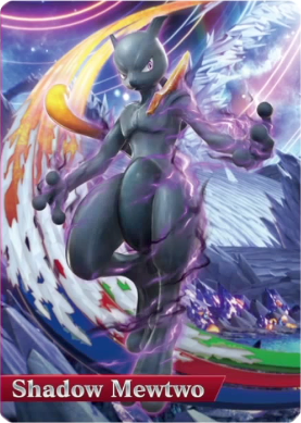 Shadow Mewtwo Pokken Tournament Amiibo Card (WiiU)