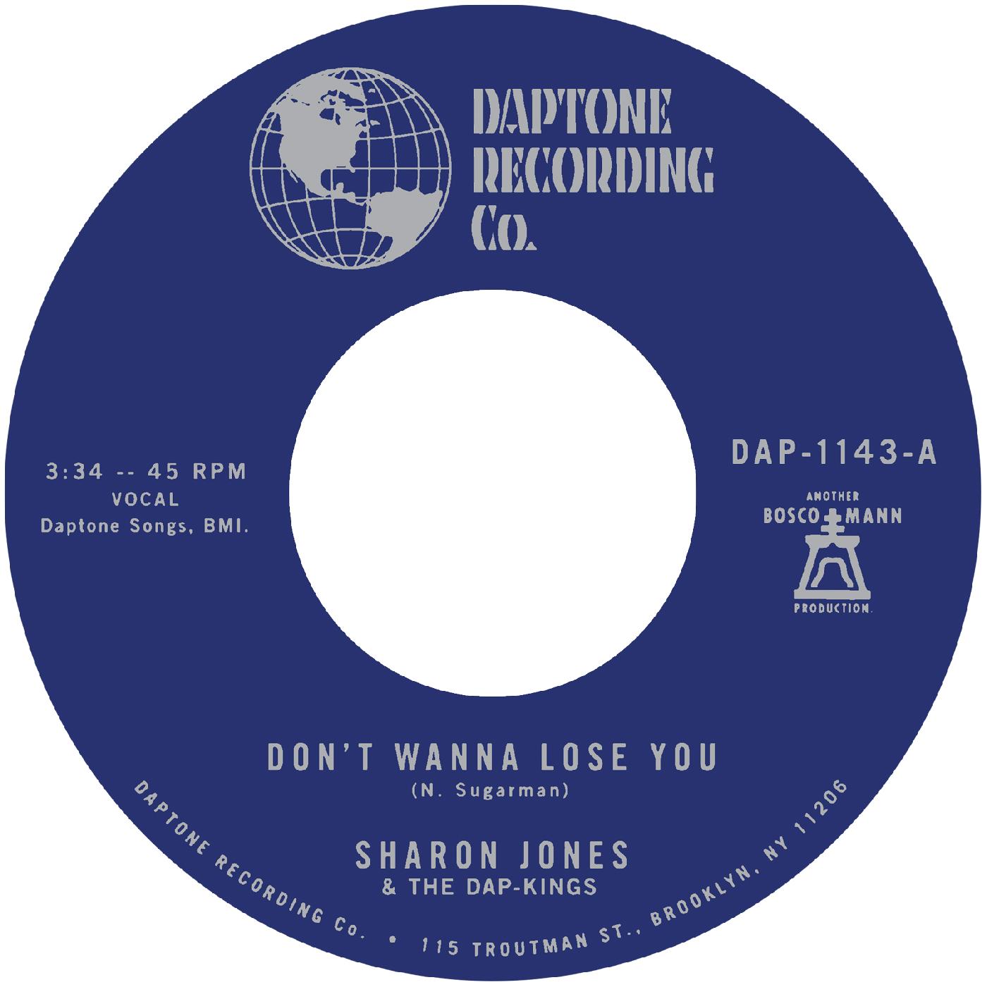 Sharon Jones & The Dap-Kings Don't Want To Lose You b/w Don't Give a Friend a Number [Vinyl]