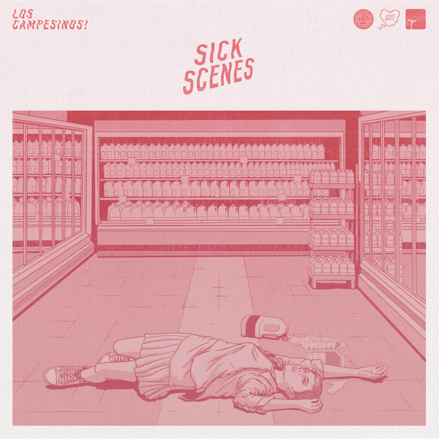 Los Campesinos! Sick Scenes (Pink Cornetto Effect) [Vinyl]