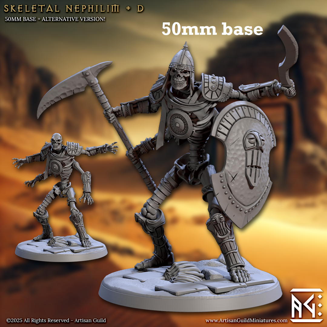 Skeletal Nephilim: Sculpt D (Four-Armed Skeleton Warrior) - Golden Apple Comics