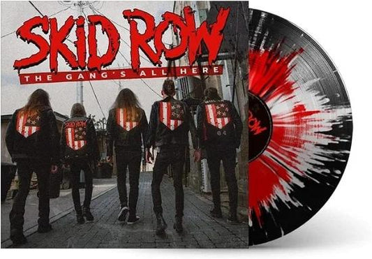 Skid Row The Gang's All Here (Indie Exclusive, Limited Edition, Black, Red, White Splatter) [Vinyl]