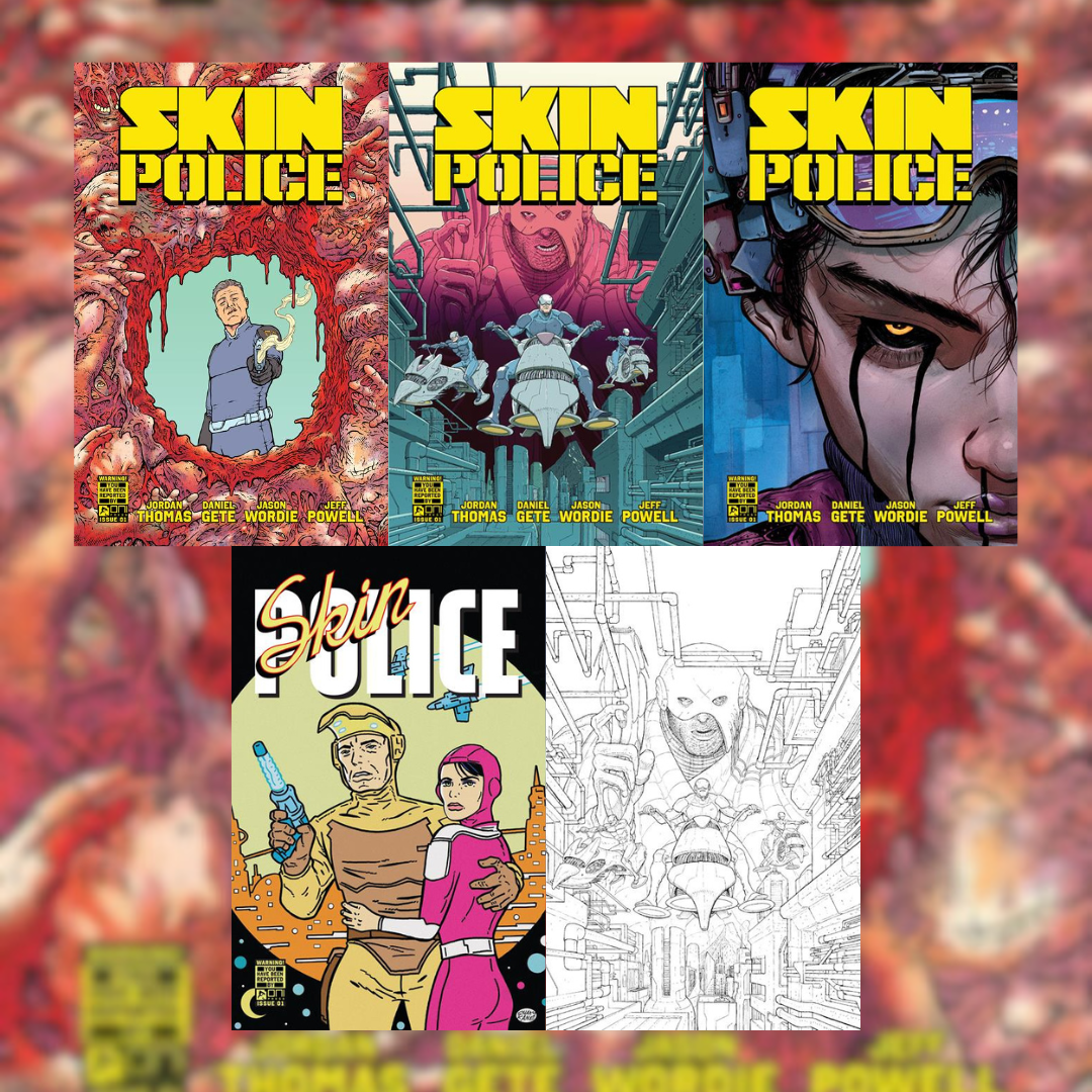 Skin Police #1 (Of 4) A1 Cover Set of 5 1:50 (10/02/2024) Oni