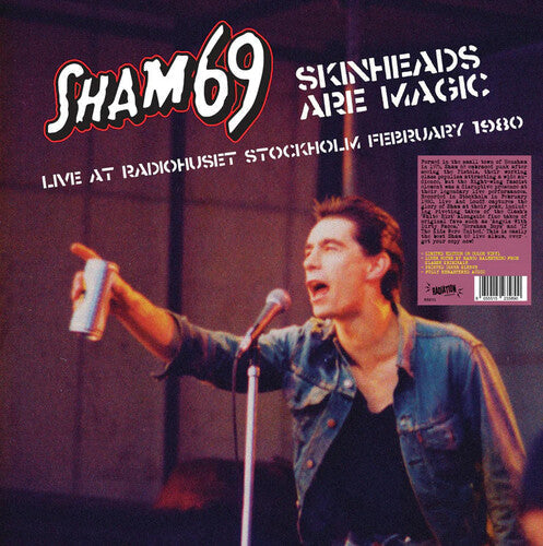Sham 69 Skinheads Are Magic: Live In Stockholm 02/02/1980 [RSD 04/26/24 Red Marble] [Vinyl]