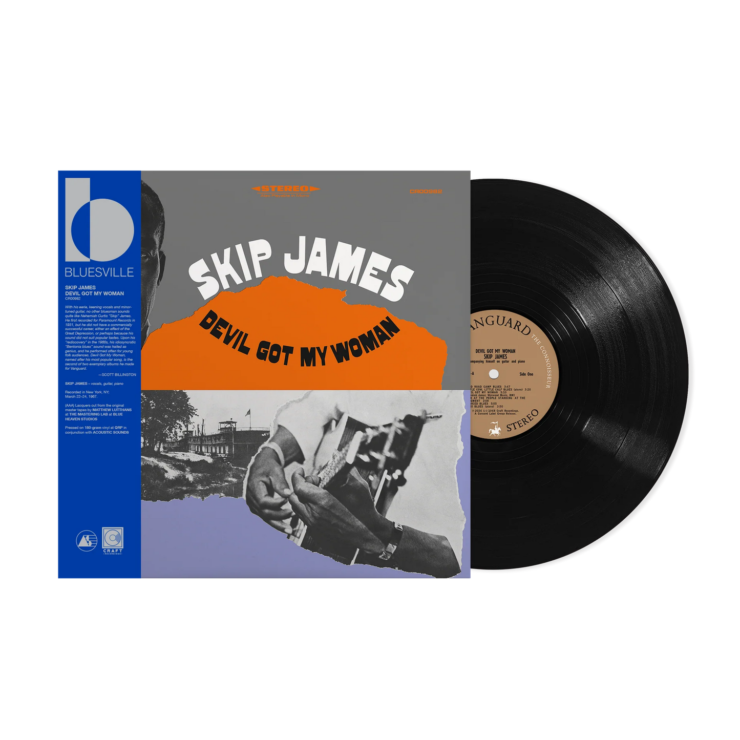 Skip James - Devil Got My Woman (Bluesville Acoustic Sounds Series) [180G LP] [Vinyl]