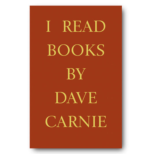 Strangelove Skateboards Dave Carnie - I Love Books - Zine