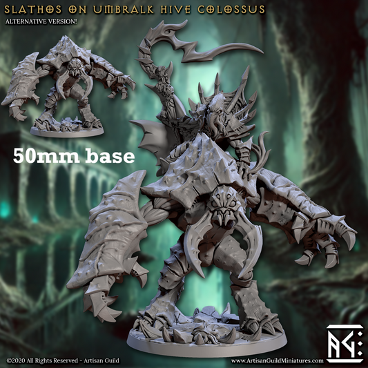 Umbralk Hive Colossus (Wild Umber Hulk or with Mindflayer Wizard Rider) - Golden Apple Comics