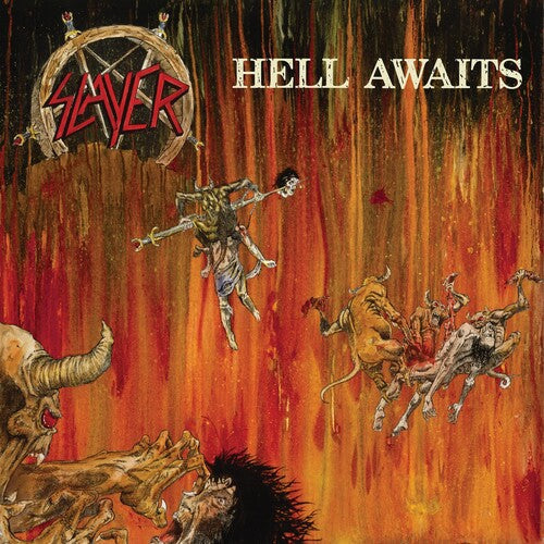 Hell Awaits (Red Velvet Marbled Colored Vinyl, Poster) (Vinyl)