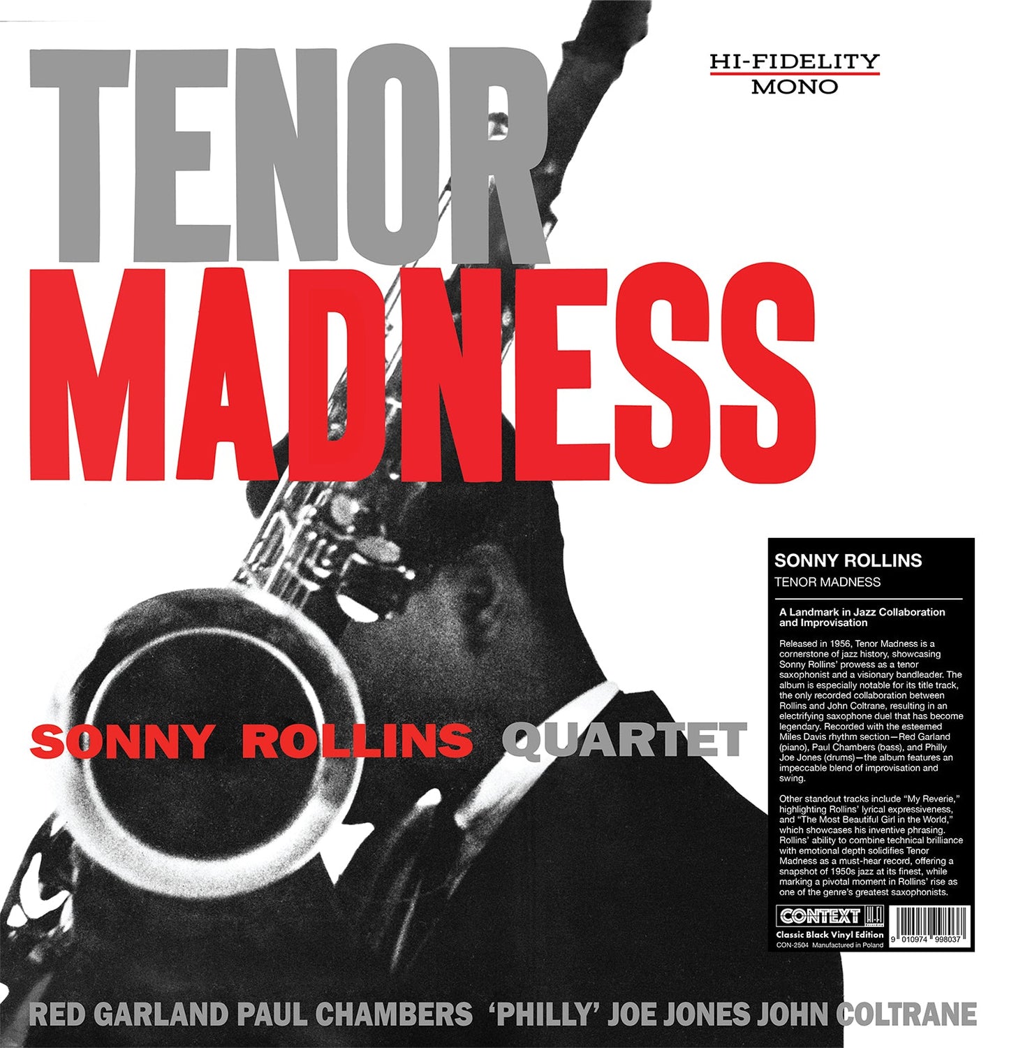 Tenor Madness (Vinyl) - Golden Apple Comics