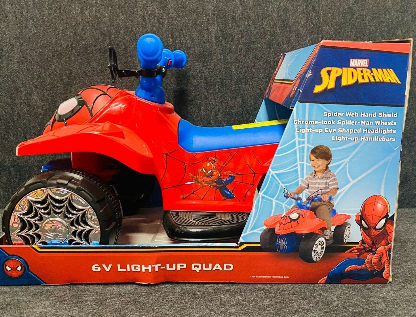 Spider-Man 6V Electric Ride-On Vehicle