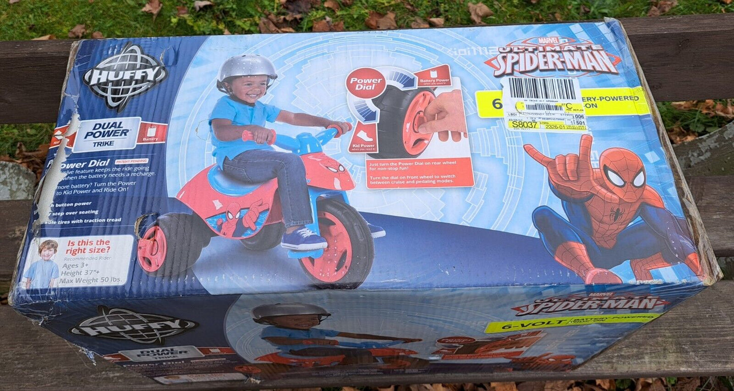 Spider-Man Marvel Huffy 6V Battery Ride On - Brand New in Box!