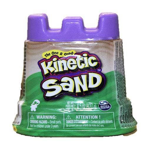 Kinetic Sand Single Container - Individual 4.5oz pack - Green