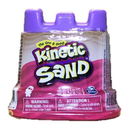 Kinetic Sand Single Container - Individual 4.5oz pack - Pink