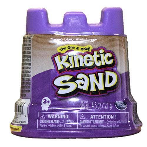 Kinetic Sand Single Container - Individual 4.5oz pack - Purple
