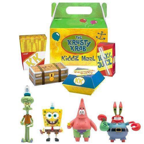 SpongeBob SquarePants Krusty Krab Meal ReAction Figures - 4 Figures