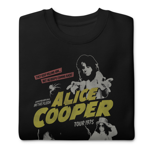 Alice Cooper 1975 Tour Vintage Sweatshirt ()