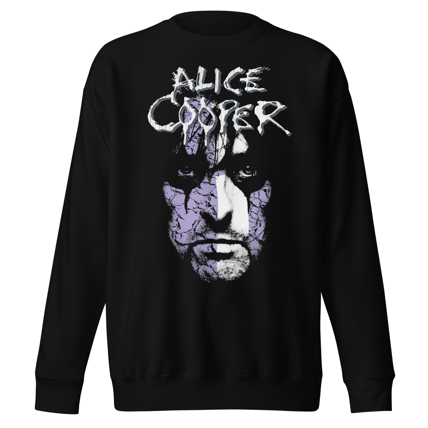 Alice Cooper - Early 2000s Vintage Jumbo Print Sweatshirt ()