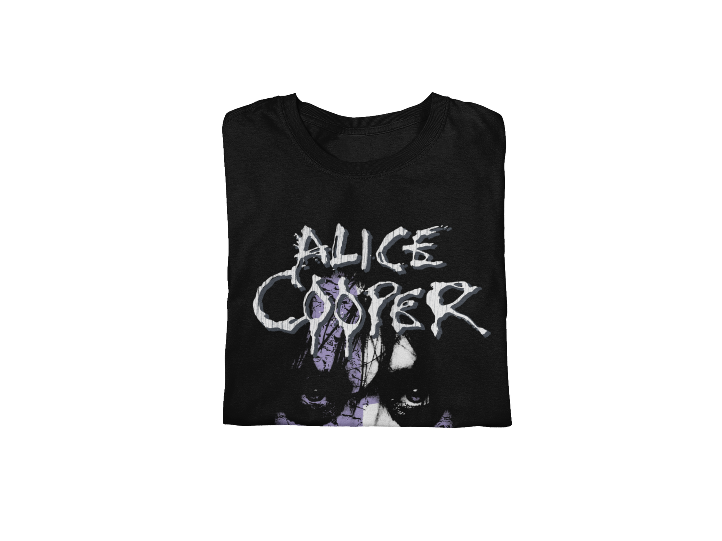 Alice Cooper - Early 2000s Vintage Jumbo Print T-Shirt ()