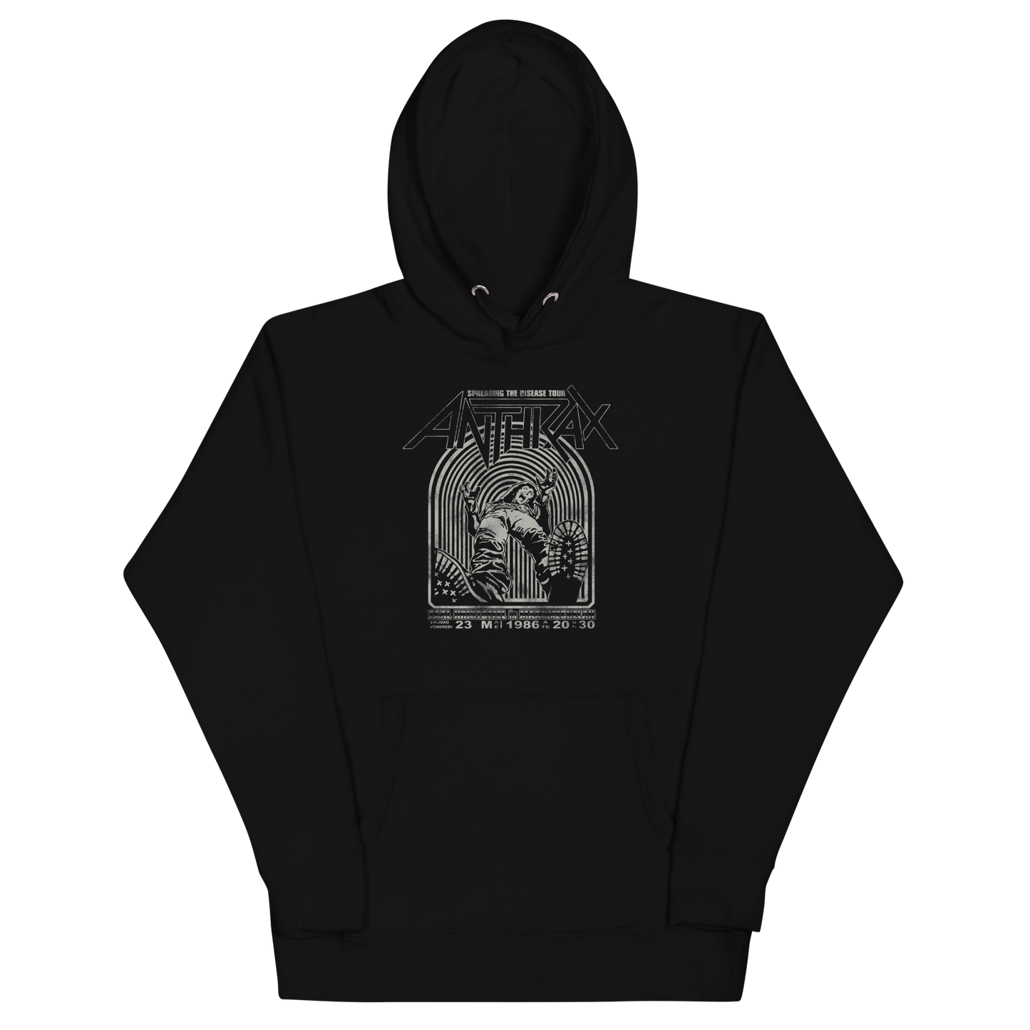 Anthrax 1986 Tour Classic Hoodie ()