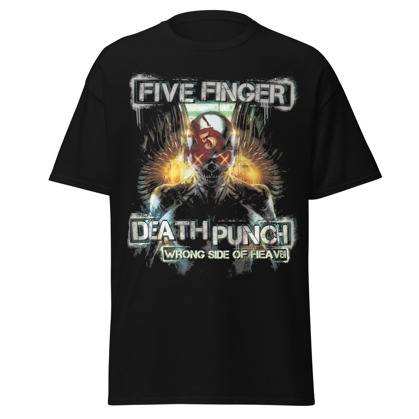 Five Finger Death Punch - Bot Heaven Jumbo Print T-Shirt ()