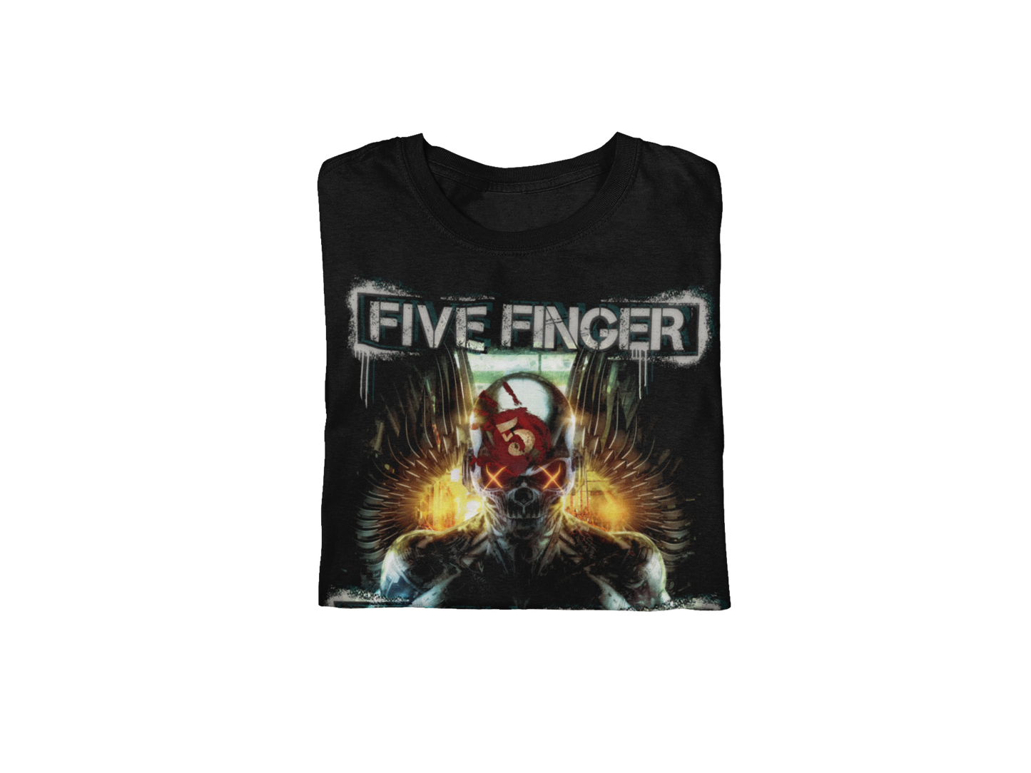 Five Finger Death Punch - Bot Heaven Jumbo Print T-Shirt ()