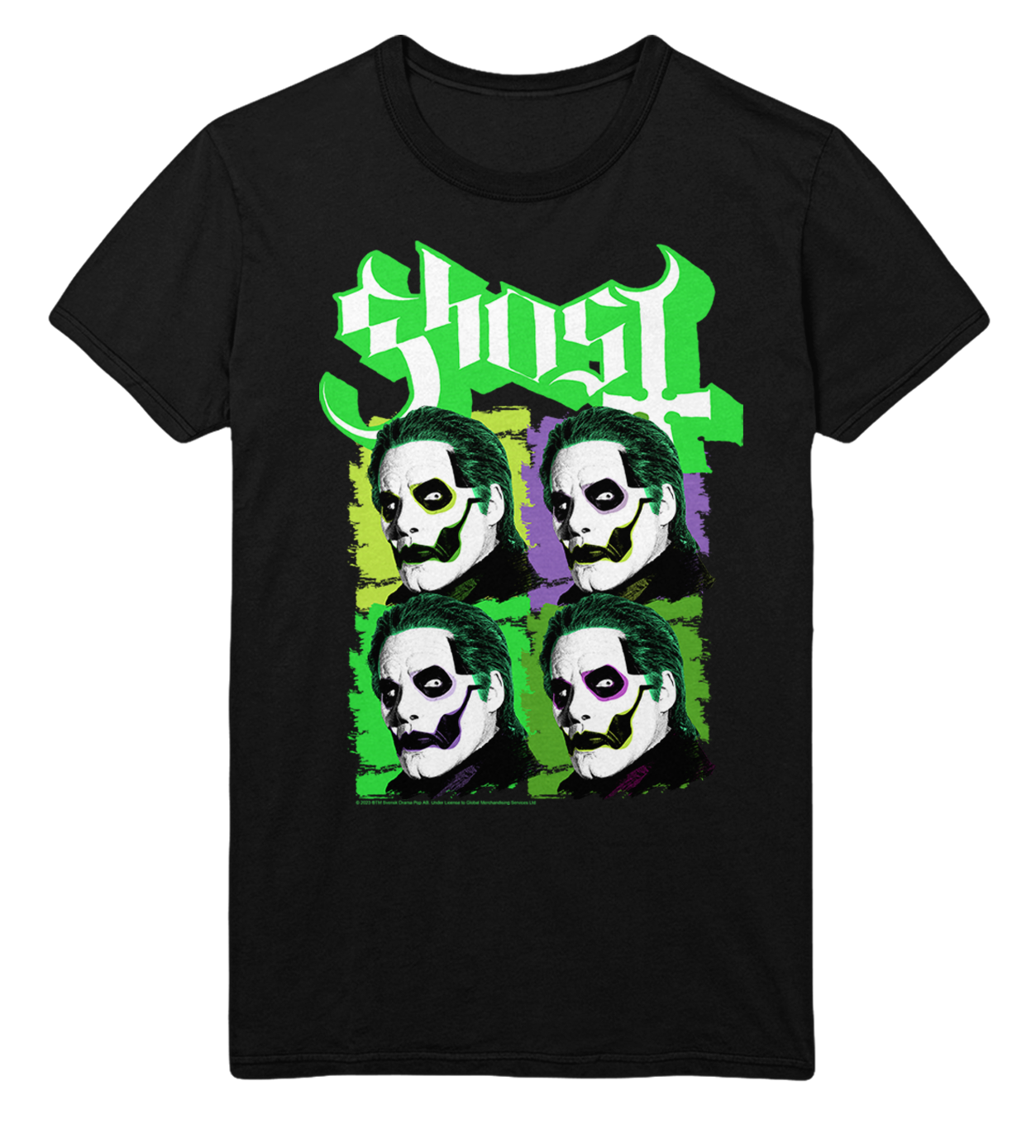 Stakes Ghost Green Jokers Jumbo Print T-Shirt [Apparel] - Golden Apple Comics