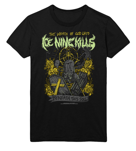Ice Nine Kills Yellow Wrath Jumbo Print T-Shirt ()