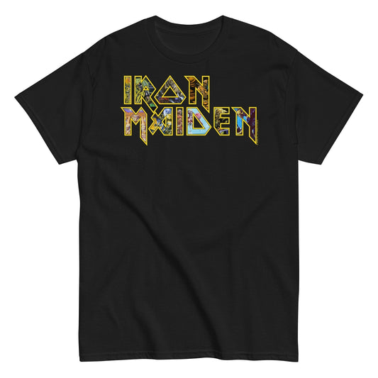 Iron Maiden - Logo Eddie Jumbo Print T-Shirt ()