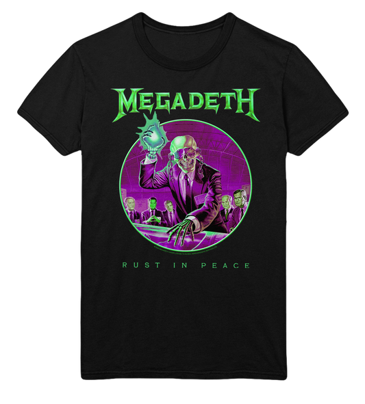 Megadeth Green Rust Jumbo Print T-Shirt ()