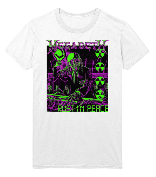 Megadeth Neon Rust in Peace Jumbo Print T-Shirt ()