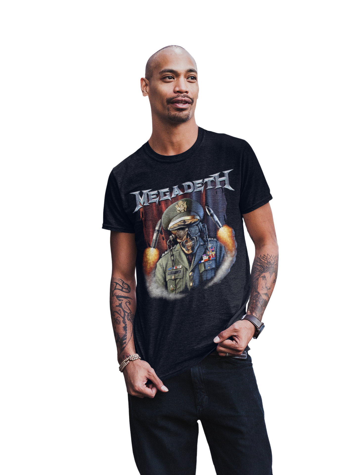 MegaDeth - Rattlehead Vic Jumbo Print T-Shirt ()