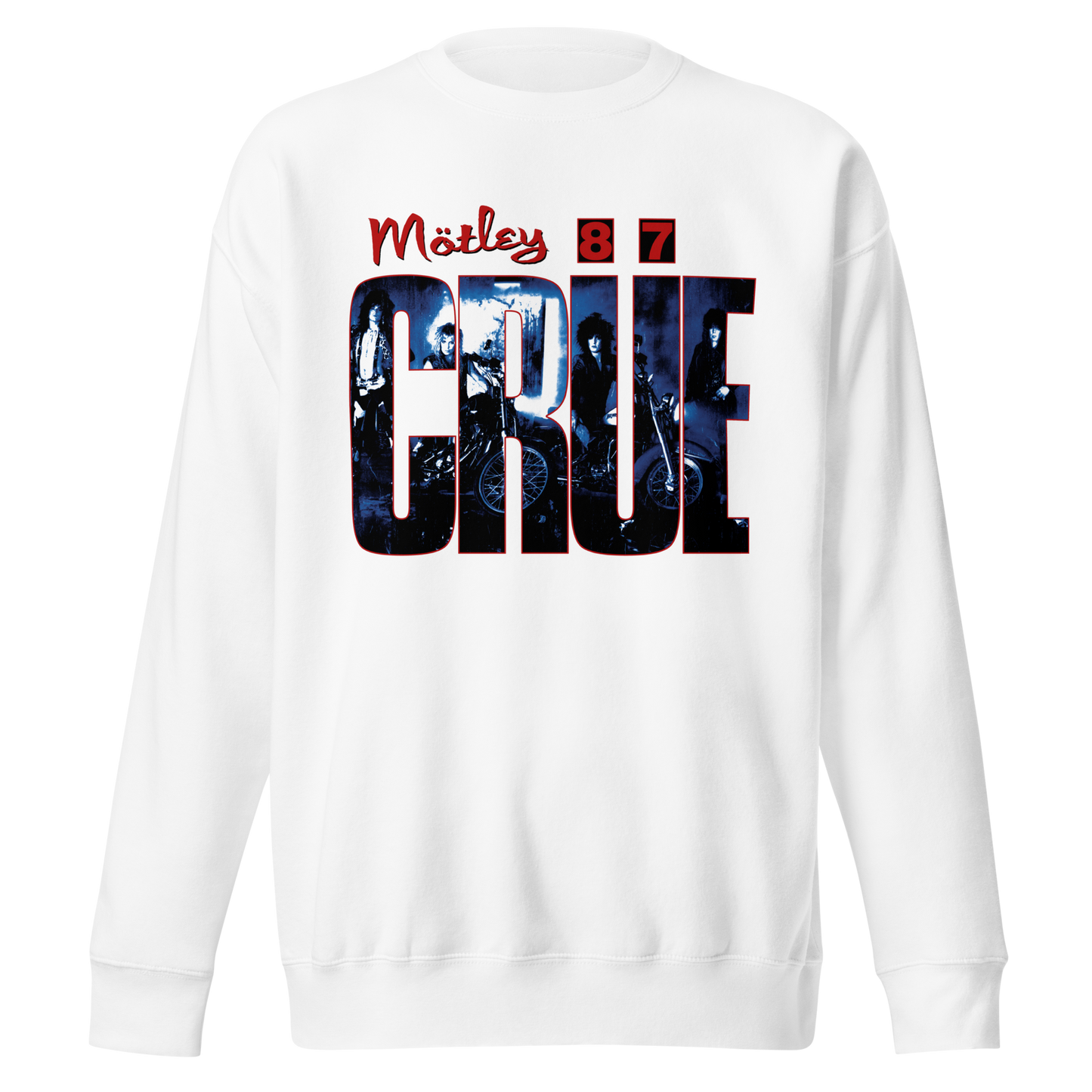 Motley Crue - 1987 Tour Vintage Jumbo Print Sweatshirt ()