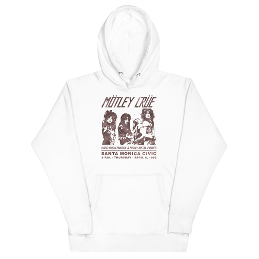 Motley Crue '82 Santa Monica Classic Hoodie ()