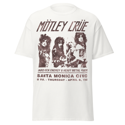 Motley Crue '82 Santa Monica Jumbo Print T-Shirt ()