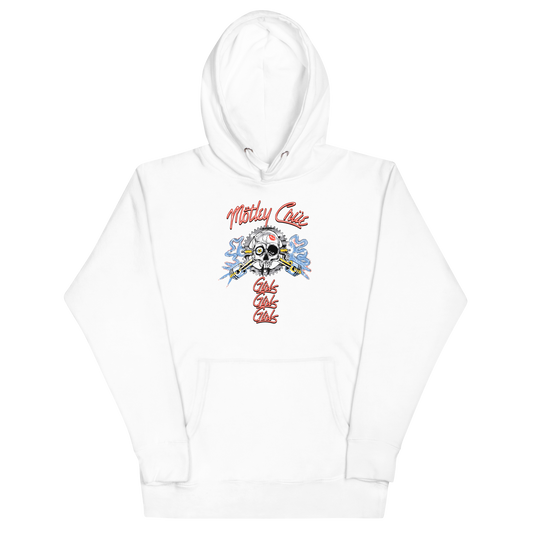 Motley Crue Girl's Skull Classic Hoodie ()