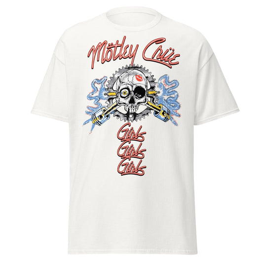 Motley Crue Girl's Skull Jumbo Print T-shirt ()