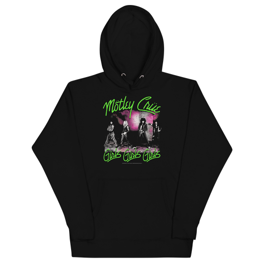 Motley Crue Green Girls Classic Hoodie ()