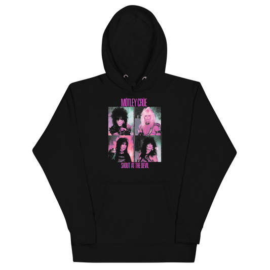 Motley Crue Pink Shout Classic Hoodie ()