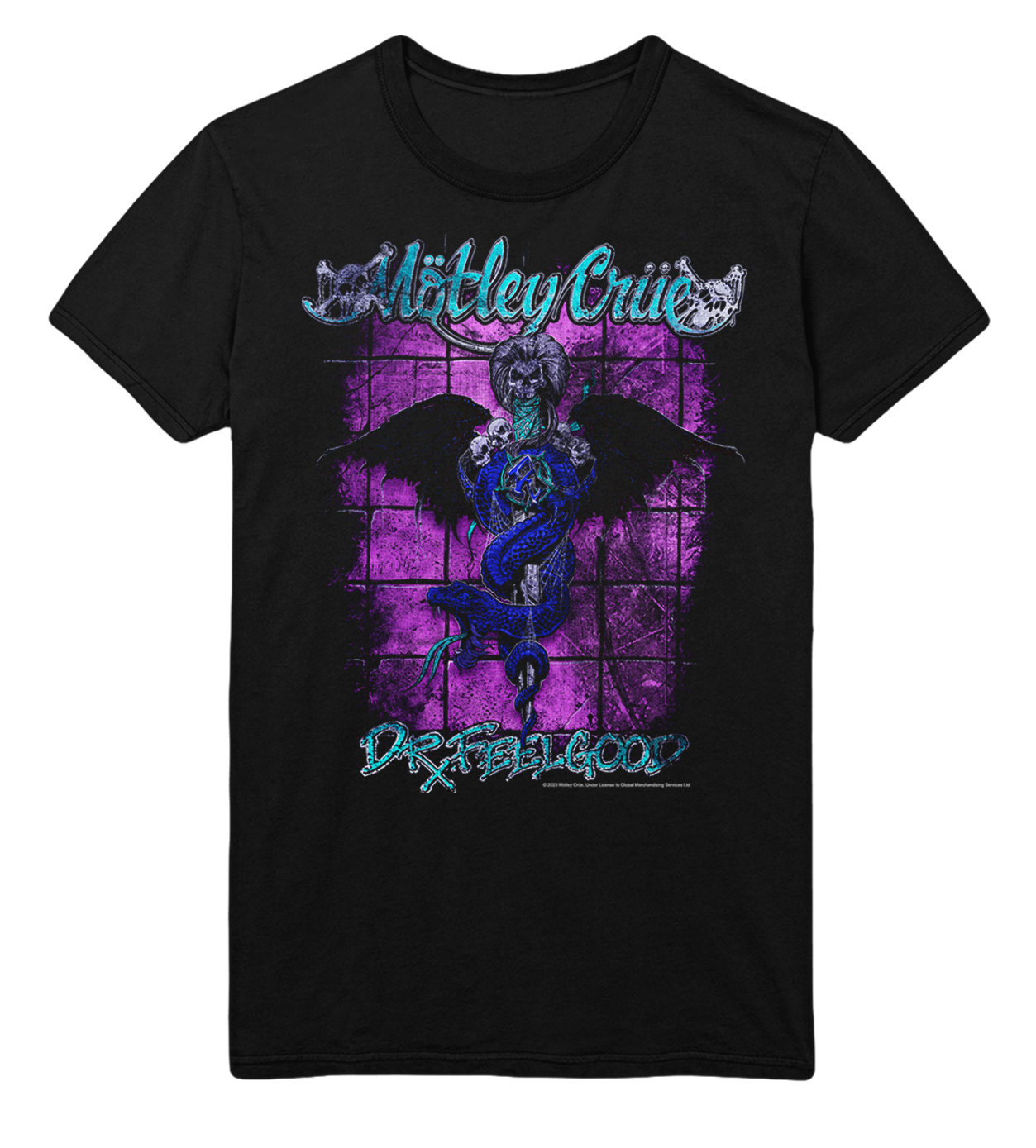Stakes Motley Crue Pop Dr. Feelgood Jumbo Print T-Shirt [Apparel] - Golden Apple Comics