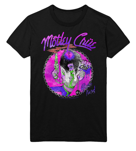 Motley Crue Purple Allister Jumbo Print T-Shirt ()