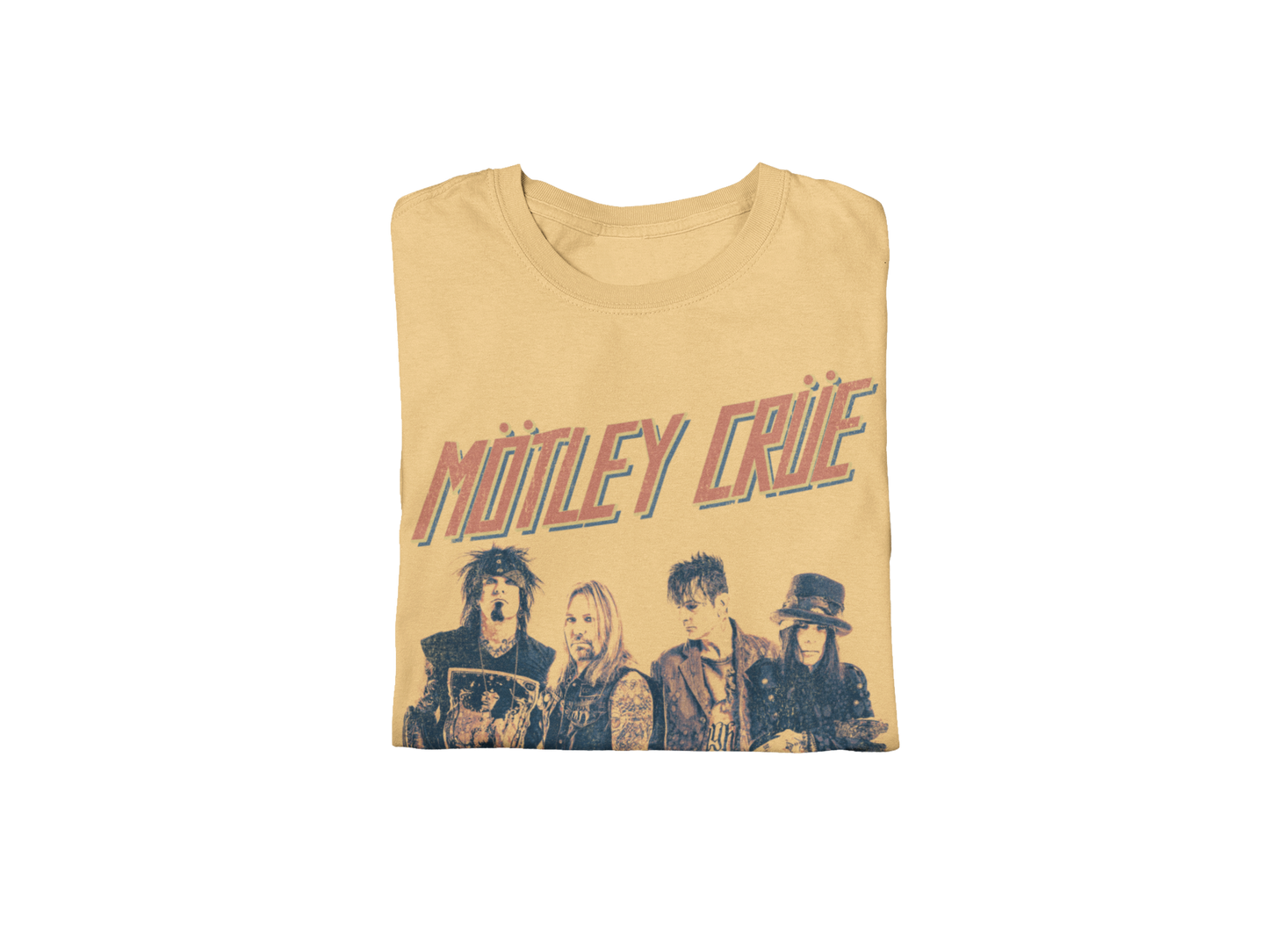 Motley Crue - Retro Boomin Jumbo Print T-Shirt ()