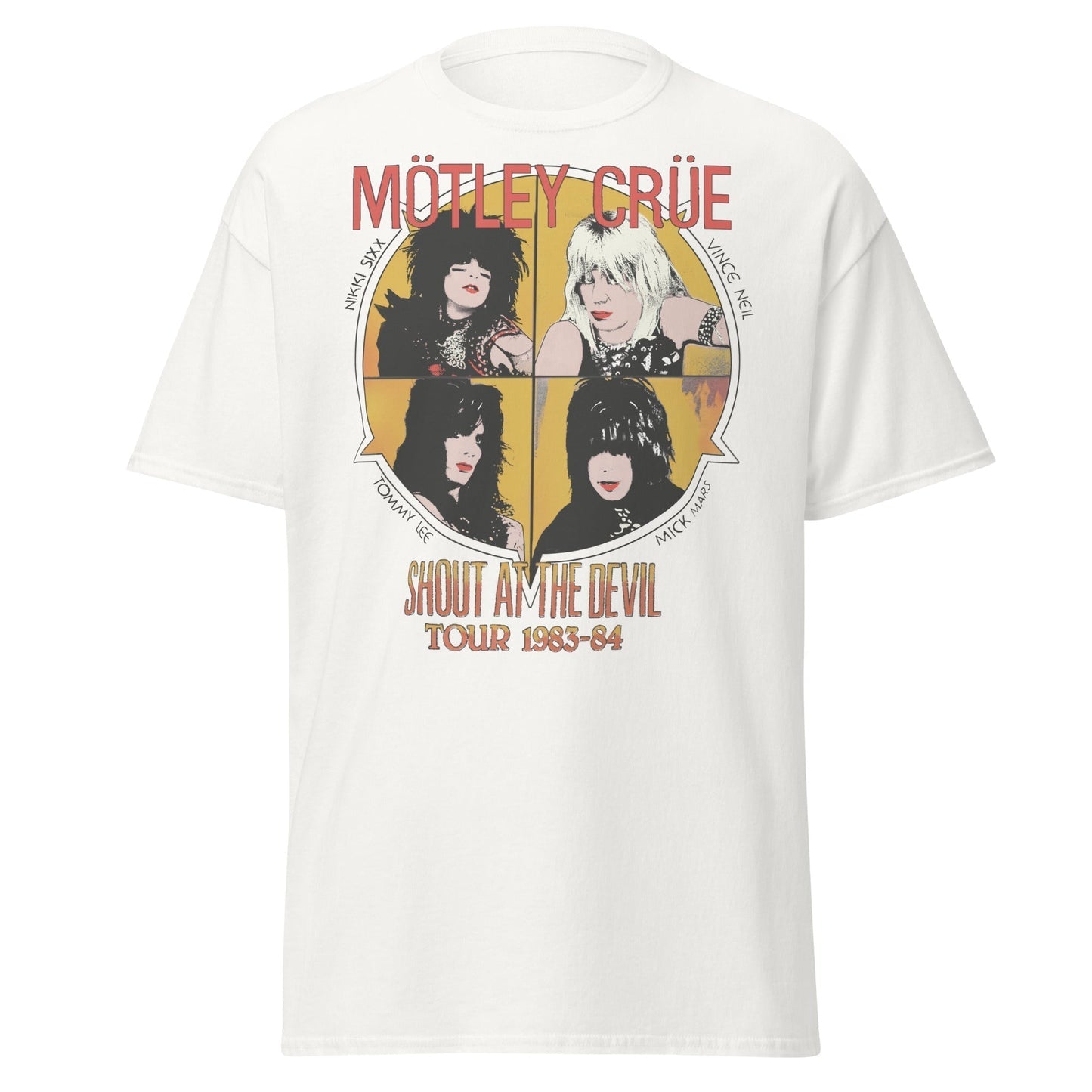 Motley Crue - Shout 83/84 Tour Jumbo Print T-Shirt ()