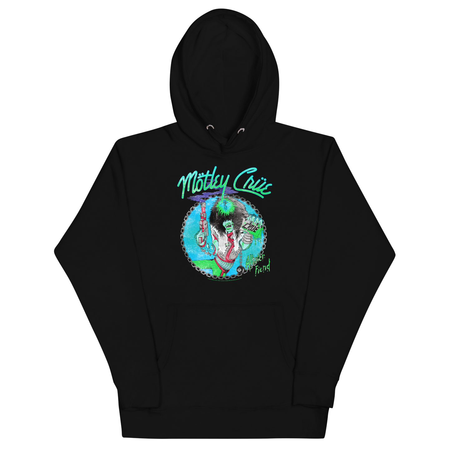 Motley Crue Turquoise Allister Classic Hoodie ()