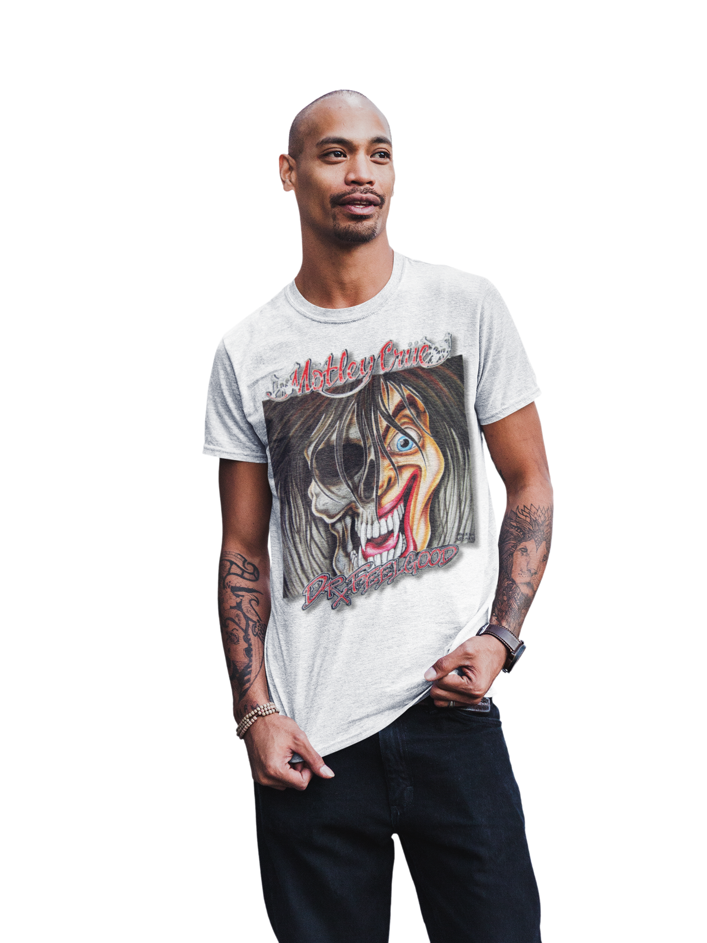 Motley Crue - Vintage Dr. Feelgood Jumbo Print T-Shirt ()